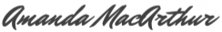 Amanada MacArthur signature
