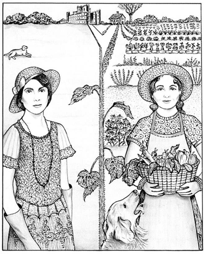 a rich girl and a gardener
