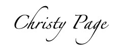 Christy Page signature