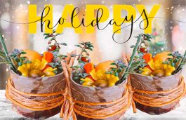 Food Gardening Holiday Greeting Card