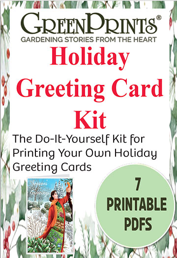 GreenPrints: Holiday Greeting Card Kit