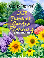 GreenPrints 2023 Summer Garden Planning Calendar Kit