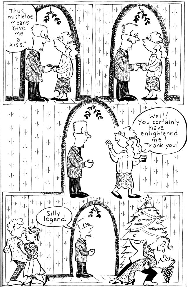 Mistletoe Cartoon