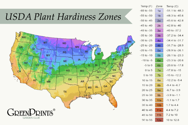 CHAPTER 4: Butterfly Gardening Plant Hardiness Zones - GreenPrints