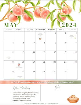 Food Gardening Network: 2024 Gardening Wall Calendar Kit