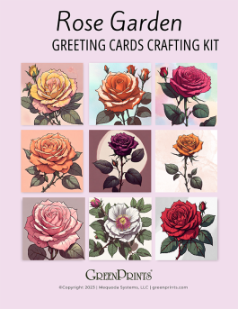 Rose Garden Greeting Card Crafting Kit