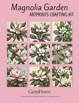 Magnolia Garden ArtPrints Crafting Kit