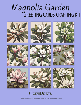 Magnolia Garden Greeting Card Crafting Kit