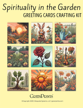Spirituality in the Garden Greeting Cards Crafting Kit