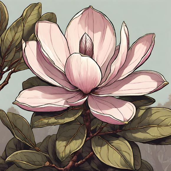 Saucer Magnolia (Magnolia × soulangeana) GreenPrints