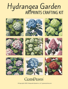 Hydrangea Garden ArtPrints Crafting Kit
