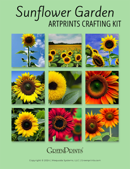 Sunflower Garden ArtPrints Crafting Kit
