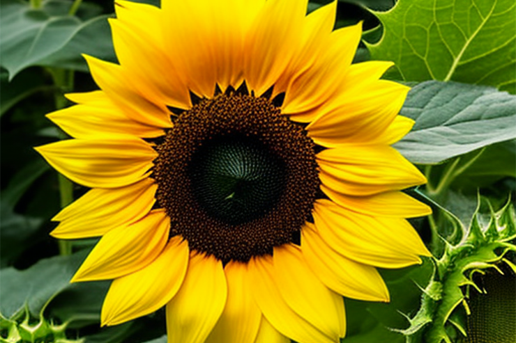 Suntastic Yellow Sunflower - GreenPrints